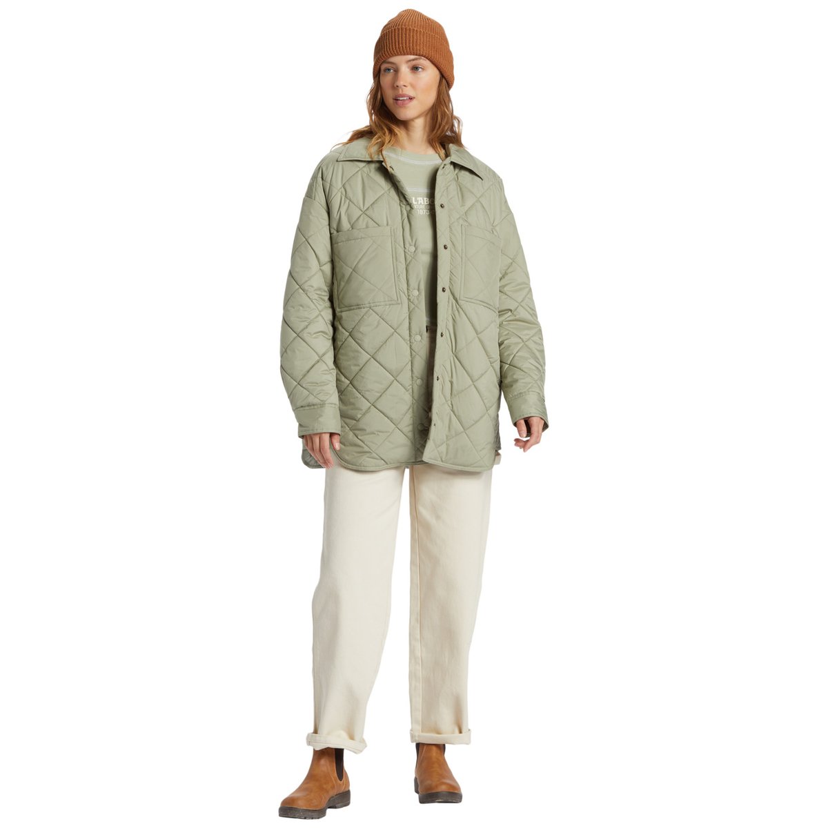 Surchemise boutonnée TRANSPORT SHACKET vert seagrass, BILLABONG