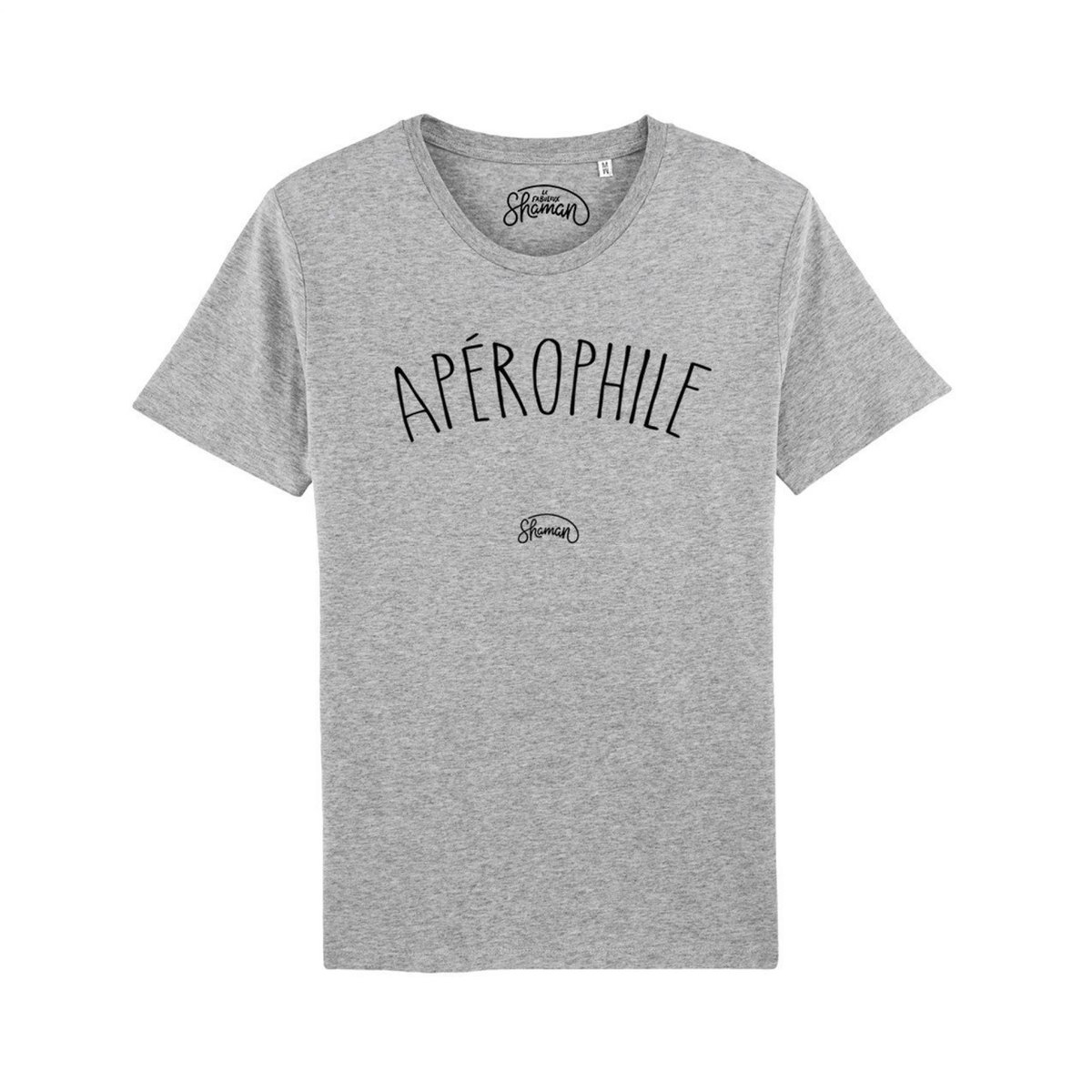 T-shirt Apérophile - L gris, LE FABULEUX SHAMAN
