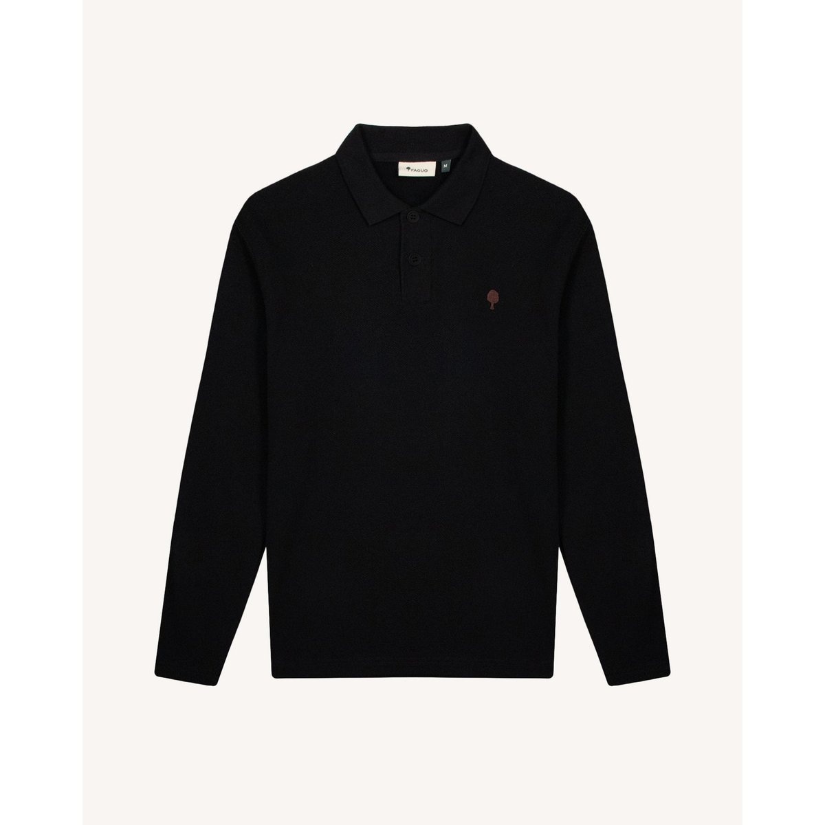 Polo en maille noir, FAGUO