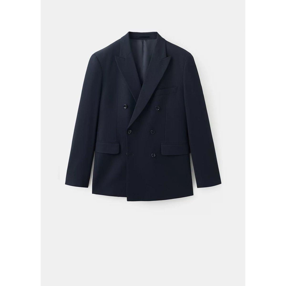 Veste de costume Monaco croisée slim-fit bleu marine, MANGO MAN