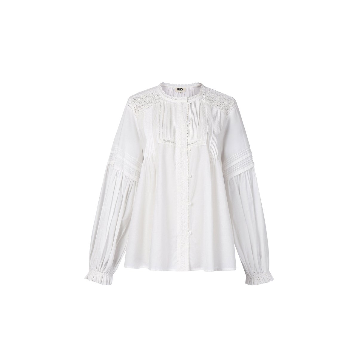 Chemise  en coton DEVI blanc, FRNCH