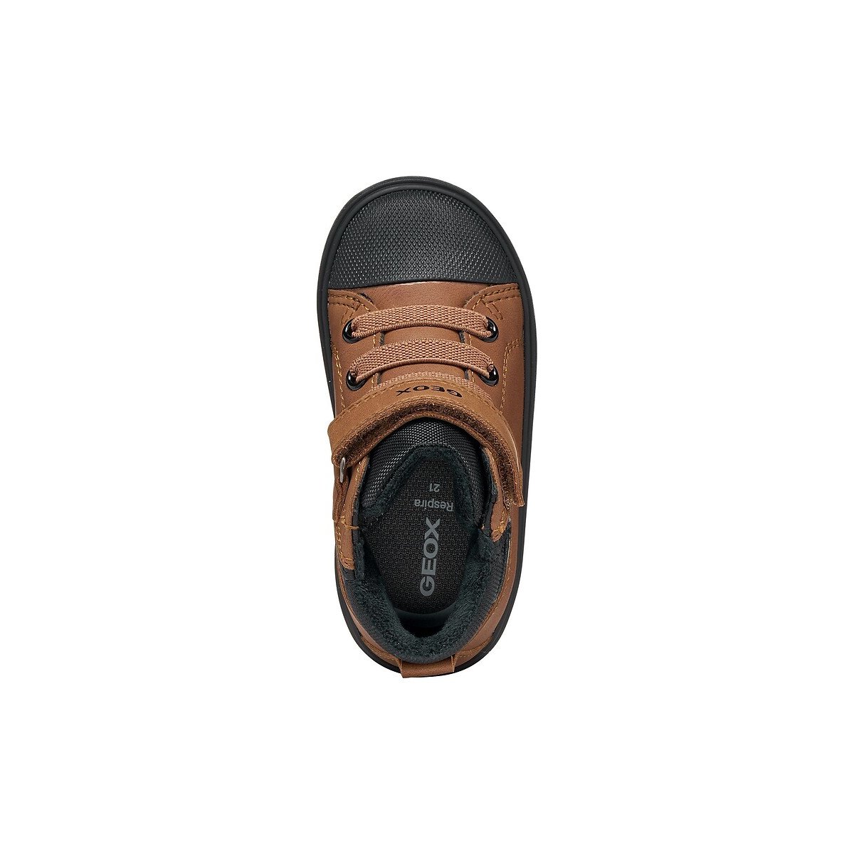 Baskets montantes respirantes, GISLI marron, GEOX
