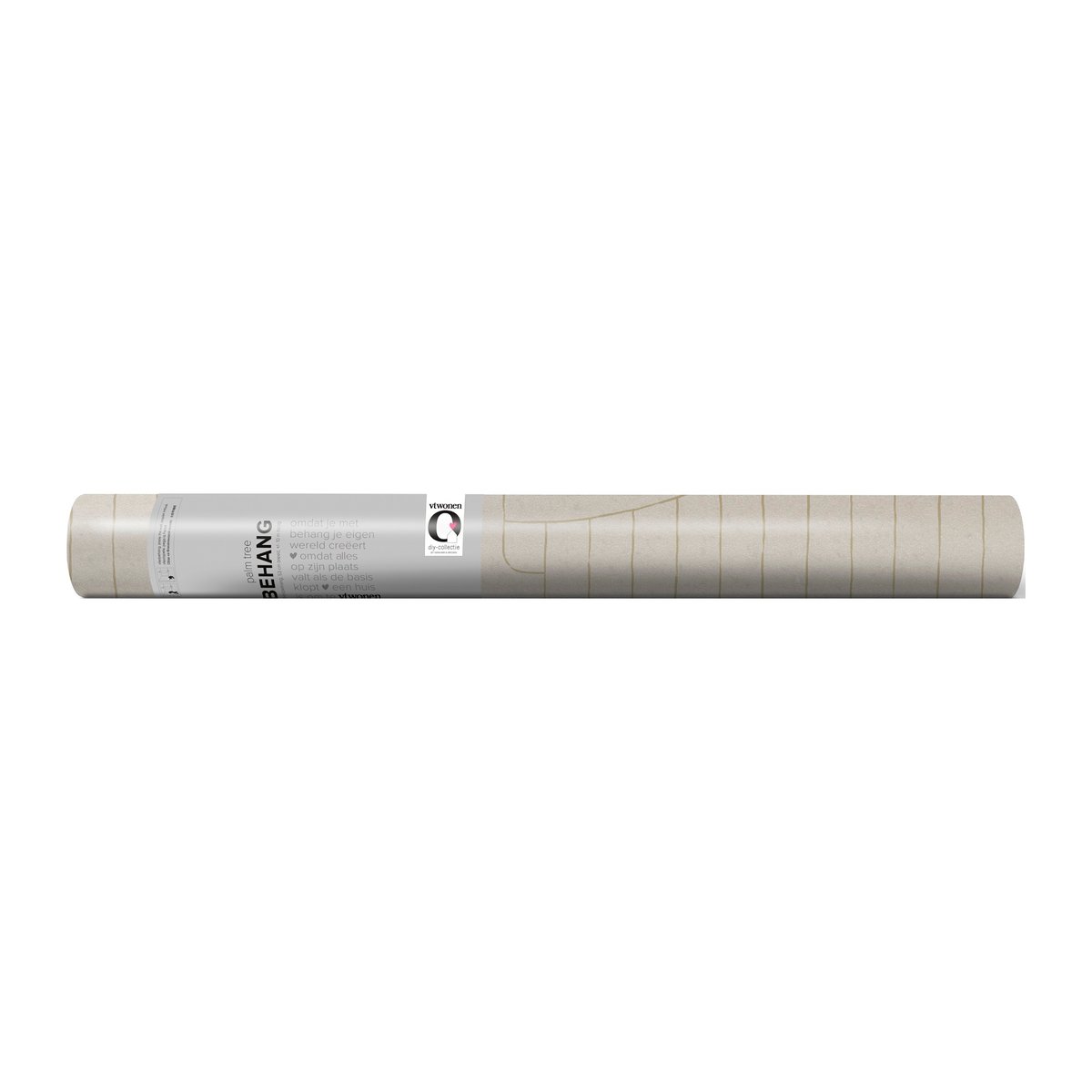 Papier peint Lignes courbes Broom beige, VTWONEN