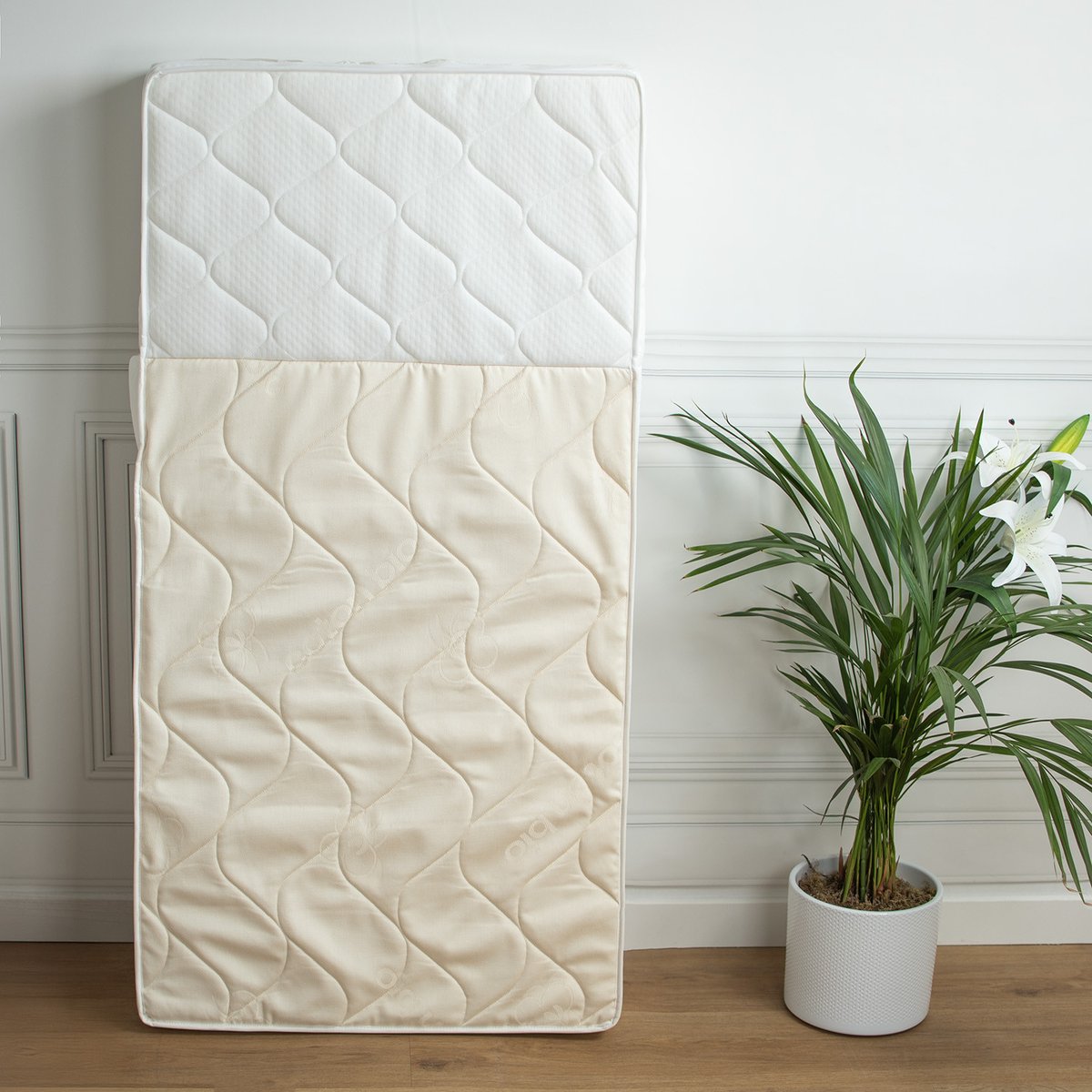 Matelas bébé anti-reflux en coton bio MAISON SEVIRA écru, SEVIRA KIDS
