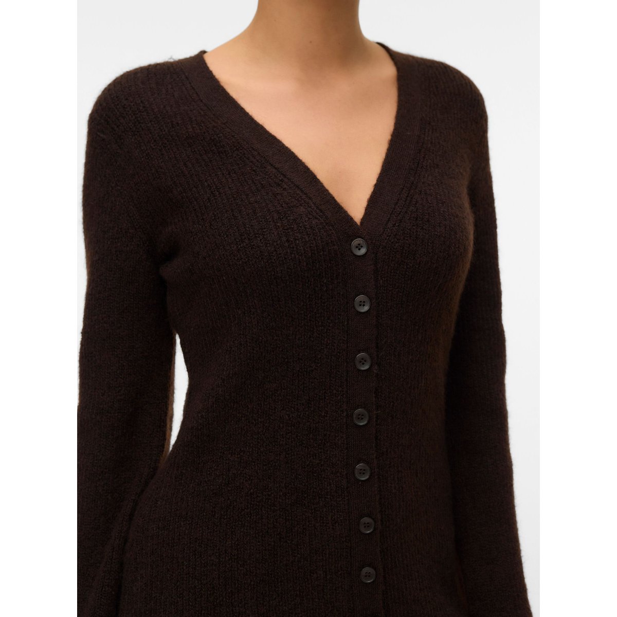 Robe En Maille marron - chocolate torte, VERO MODA