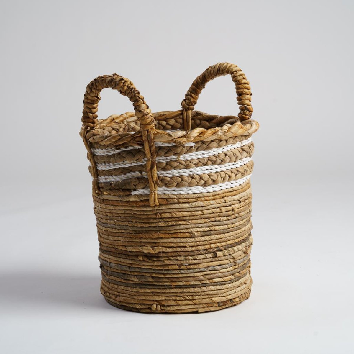 Panier en fibre végétale beige S YVO naturel, WANDA COLLECTION