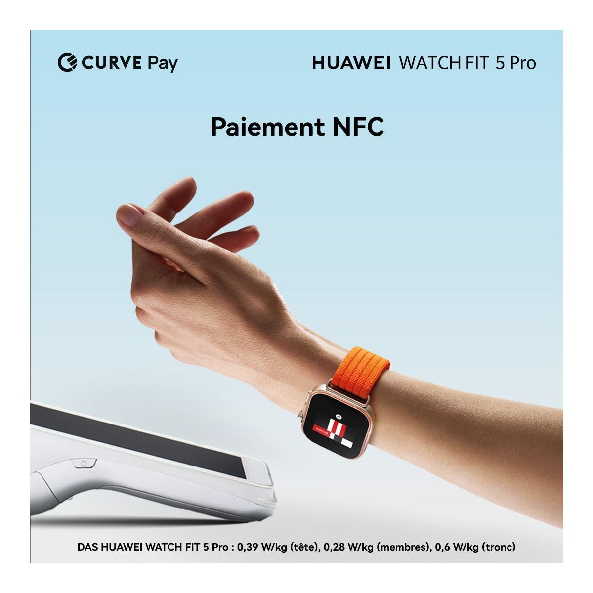 Montre connectée Pack Watch FIT 5 Pro orange+Freebuds SE4 orange, HUAWEI