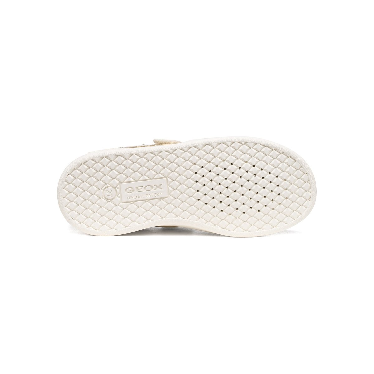Baskets  J ECLYPER ivoire clair/or, GEOX