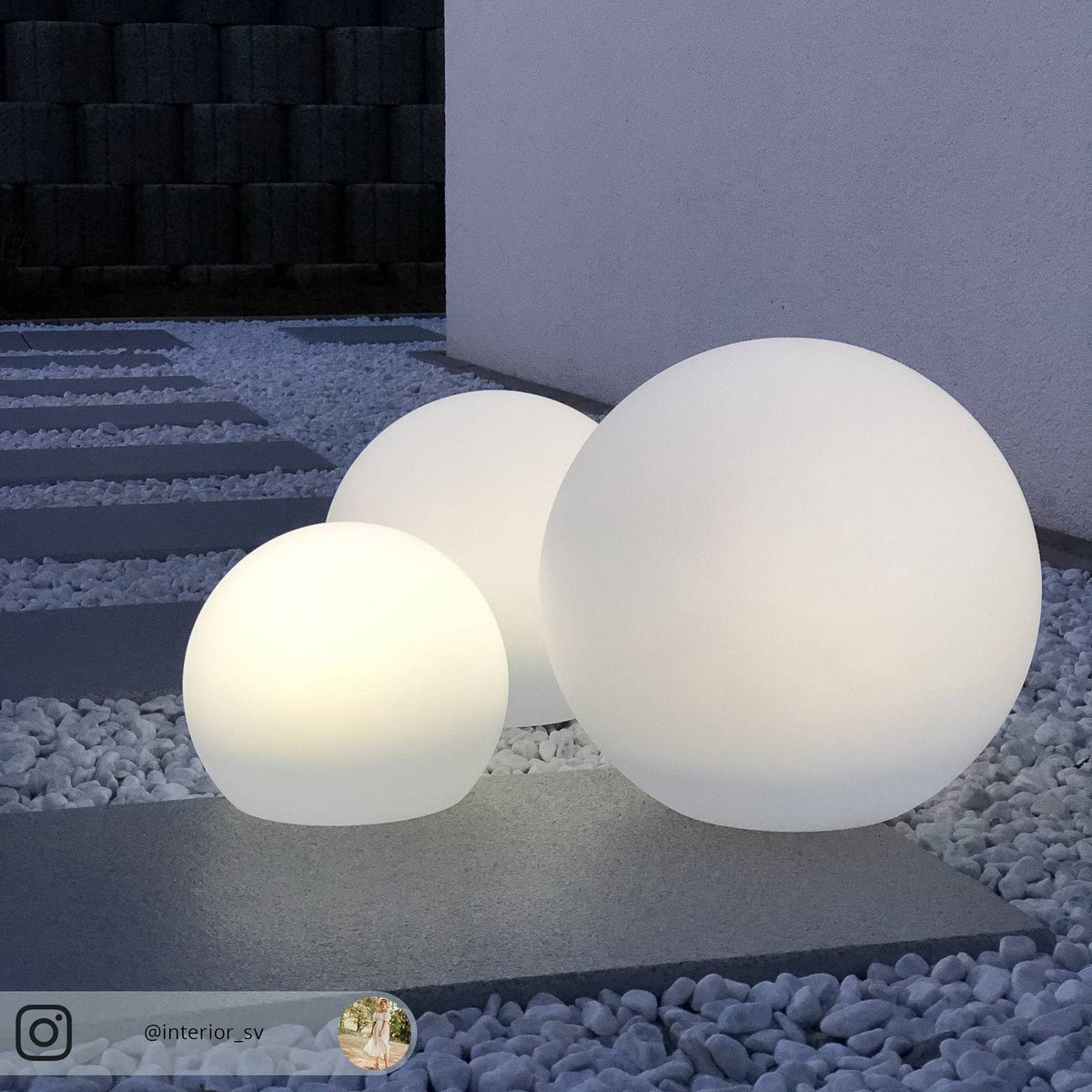 Lampe solaire moderneLED, Lago blanc, LINDBY