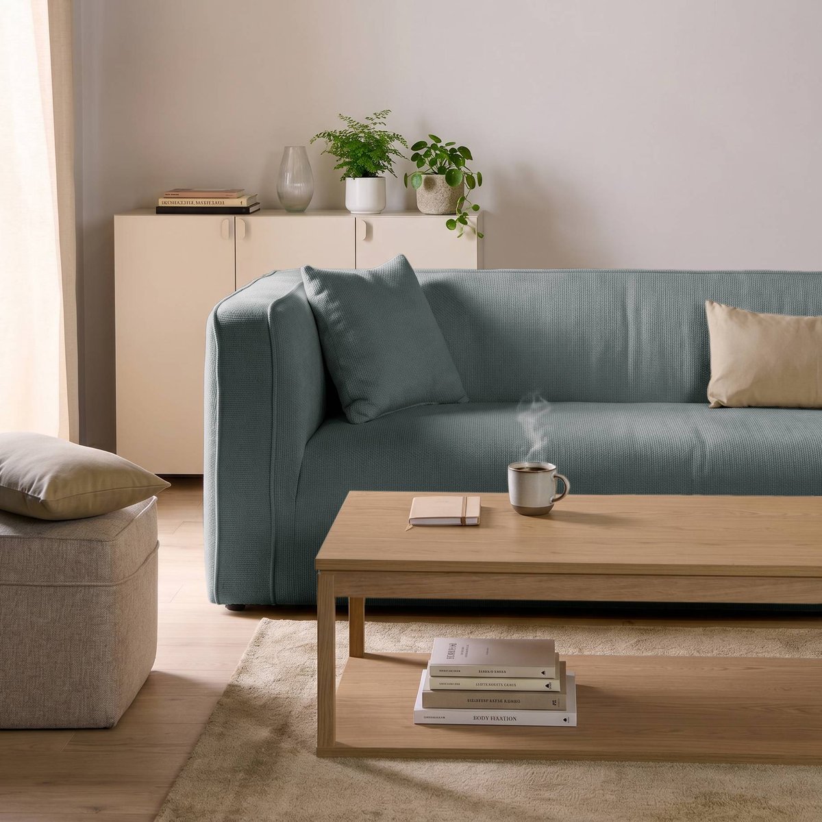 Canapé tissu - PACOME gris, CAMIF