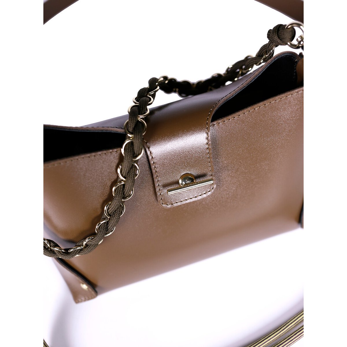 Sac en cuir, ORIGAMI marron, CRAIE STUDIO