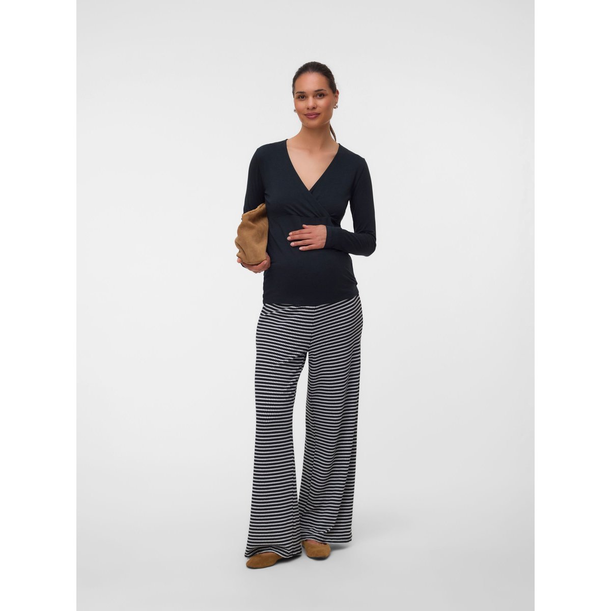 Pantalon noire - black, MAMA LICIOUS