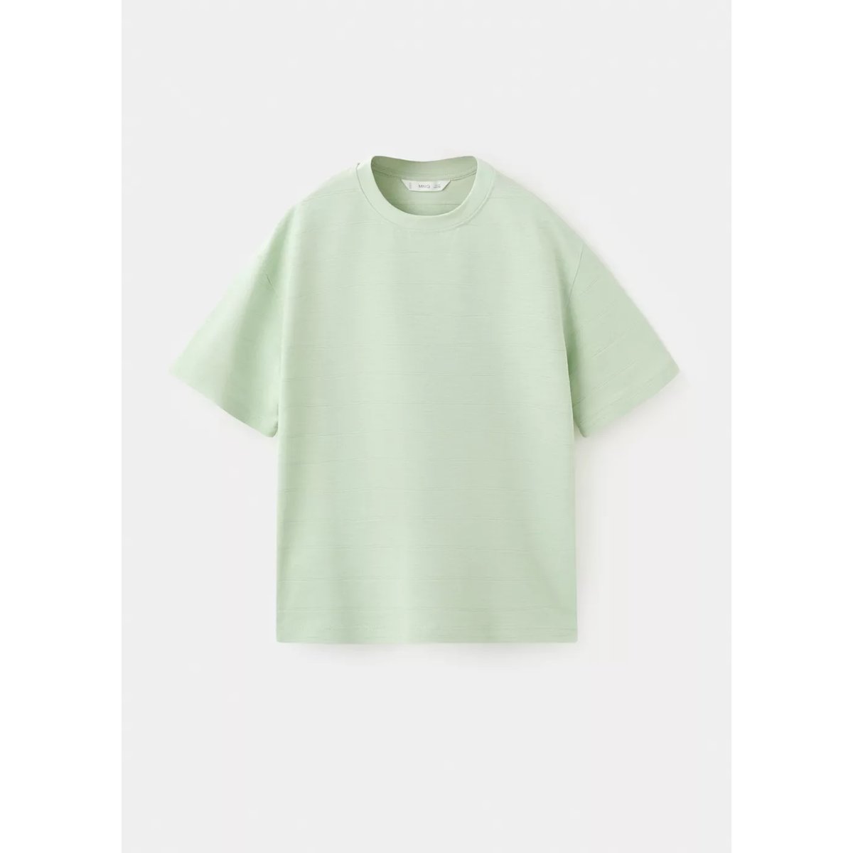 T-shirt coton vert d´eau, MANGO KIDS