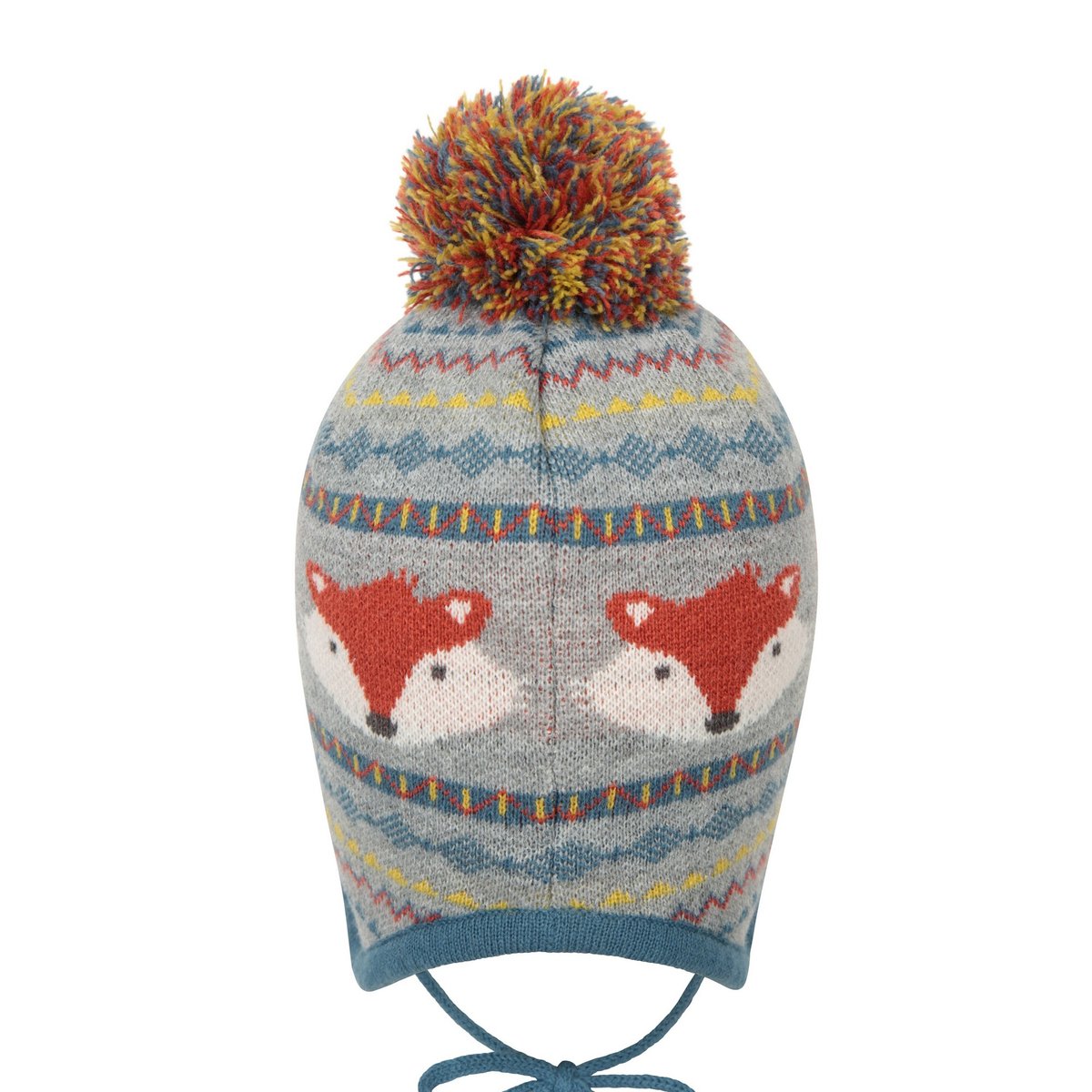 Bonnet cache-oreilles gris / bleu / orange, MOUNTAIN WAREHOUSE