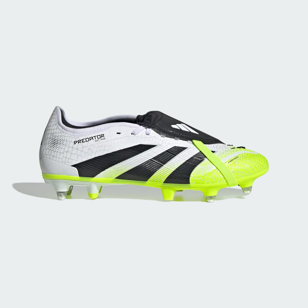 Chaussure Languette Rabattue Predator Pro Terrain Gras Chaussure Languette Rabattue Predator Pro Terrain Gras cloud white / core black / lucid lemon, adidas Performance