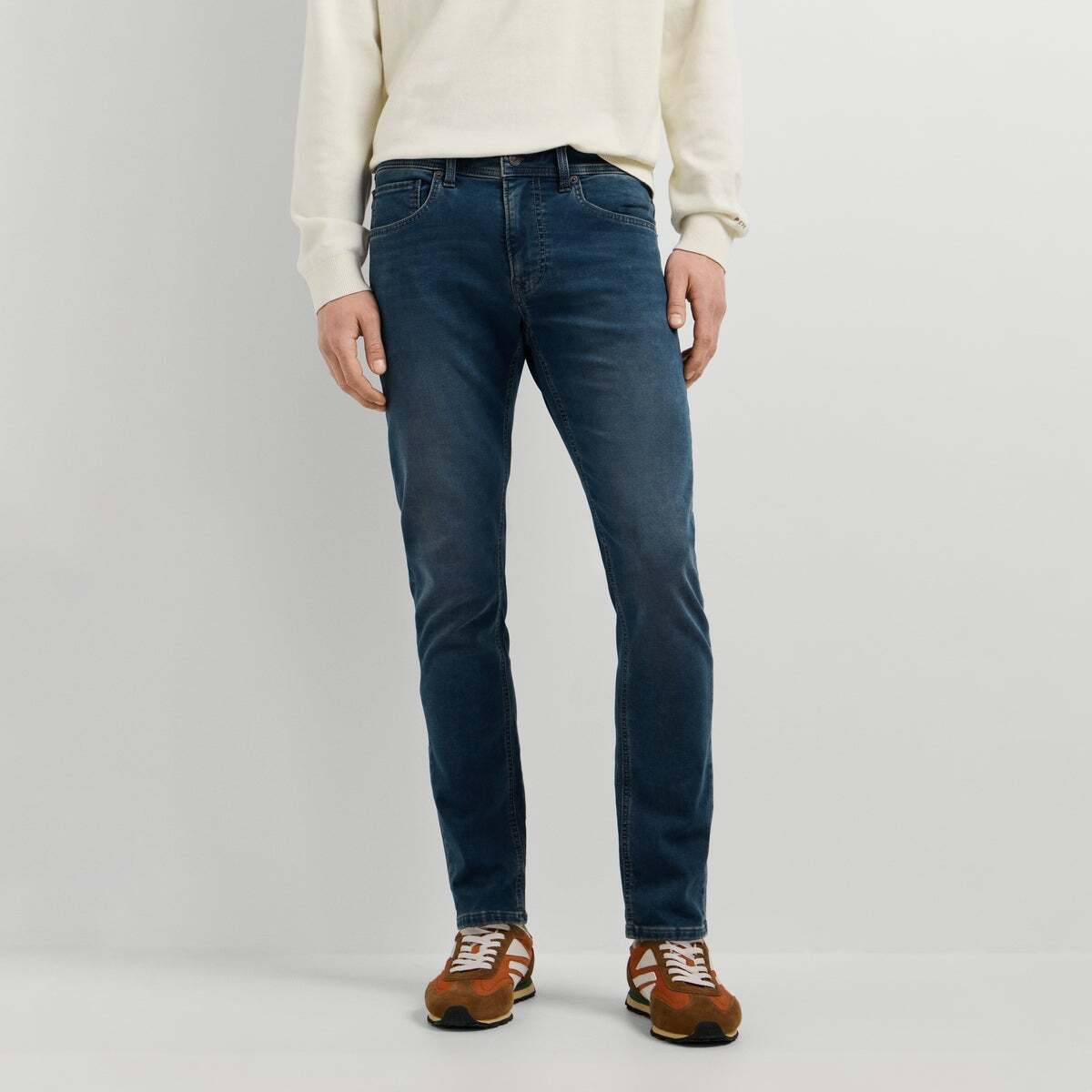 Track - Jean Coupe Slim, Taille Normale bleu authentique gymdigo acier, PEPE JEANS