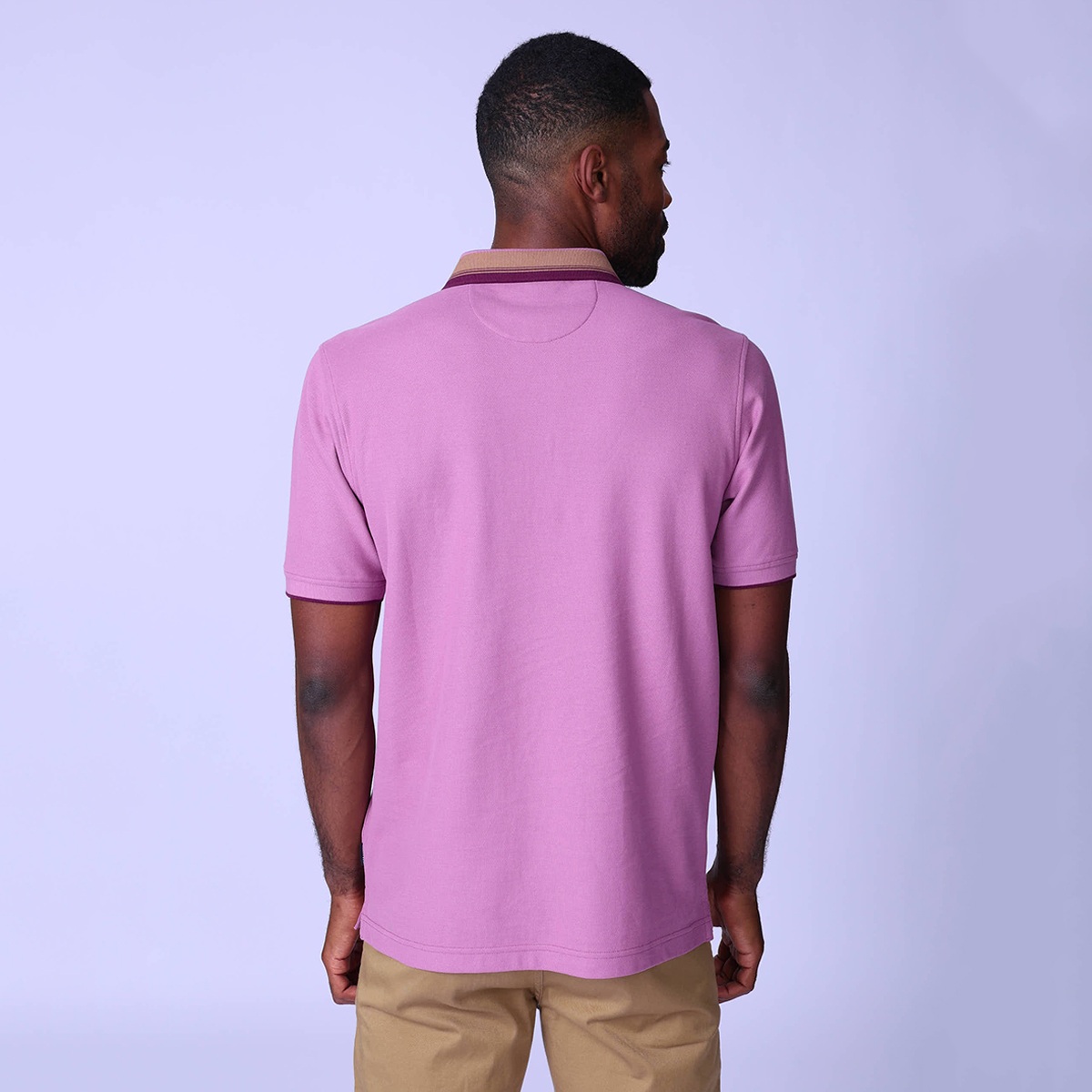 Polo Hervin mauve, MISE AU GREEN