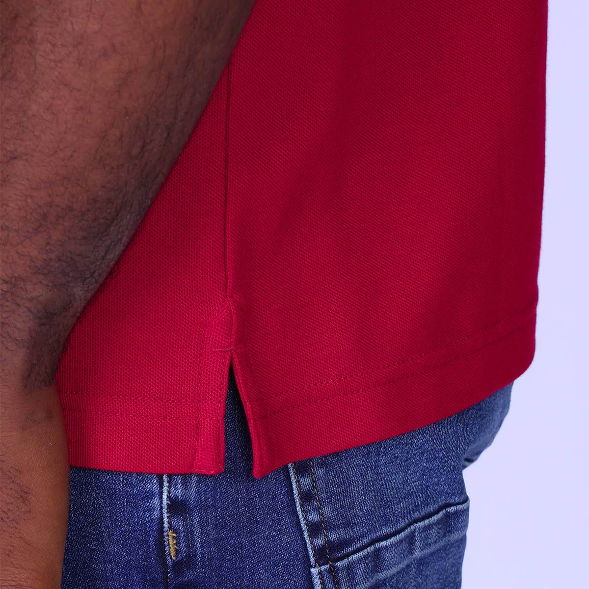 Polo Collin rouge, MISE AU GREEN