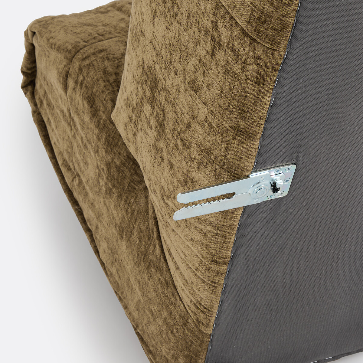 Élément chauffeuse pour canapé modulable, en chenille flammée, SWEETY bronze, LA REDOUTE INTERIEURS