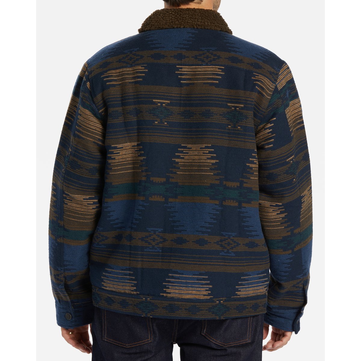 Veste doublée en sherpa BARLOW bleu navy, BILLABONG