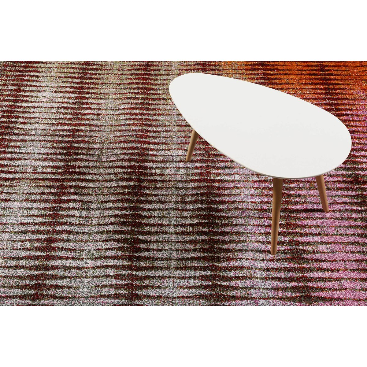 Tapis design à motif graphique moderne , OCEAN VIEW rosé, ESPRIT