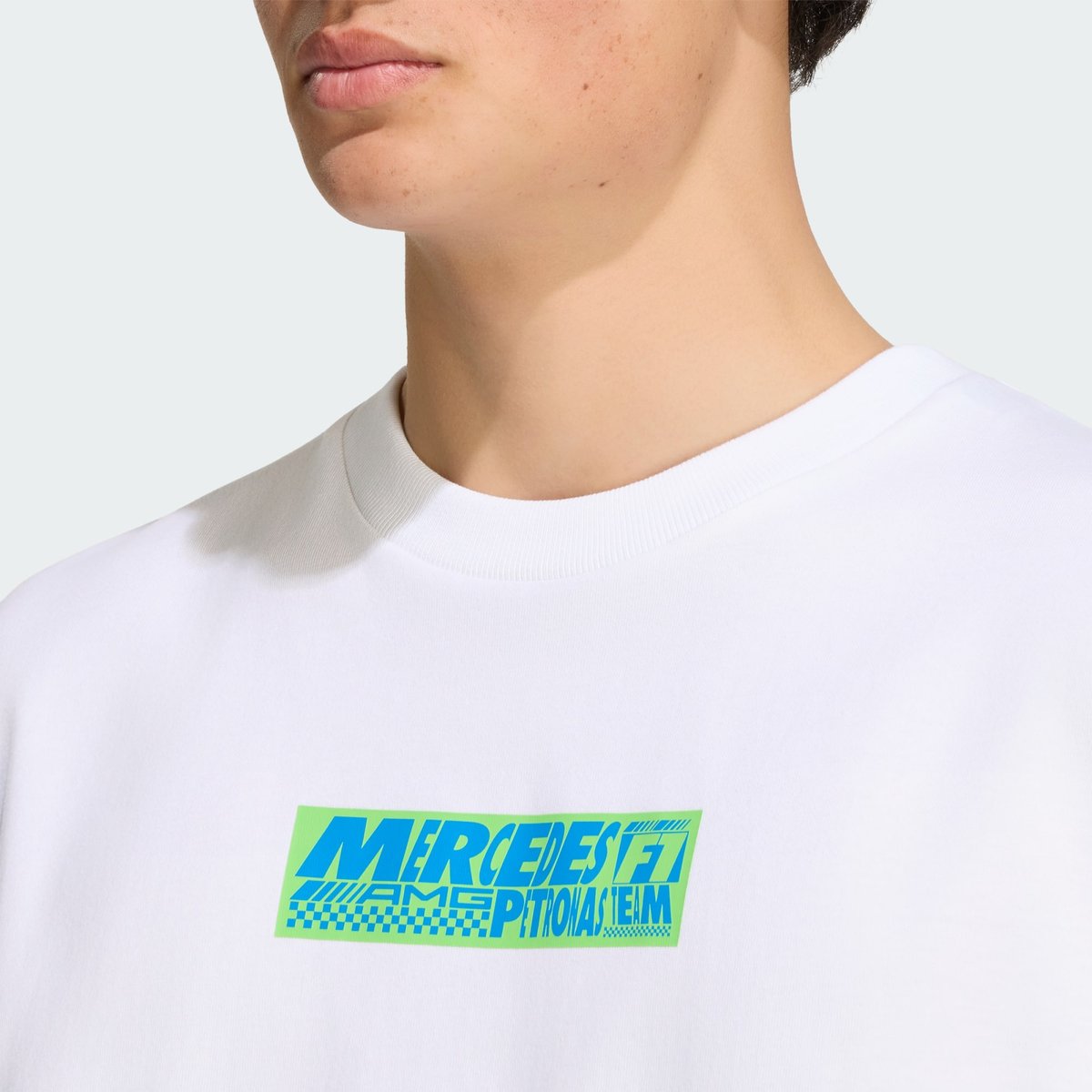 T-Shirt Mercedes - Amg Petronas Formula 1 Team Lights On T-Shirt Mercedes - Amg Petronas Formula 1 Team Lights On white, adidas Performance