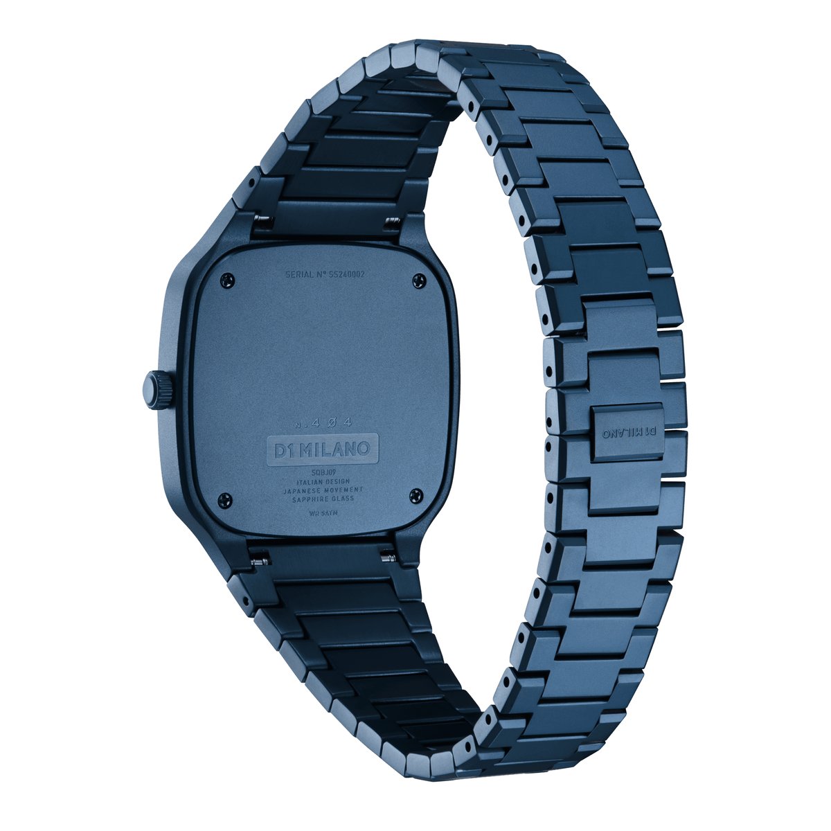 Montre Analogique SQUARE bleu bleu bleu, D1 MILANO