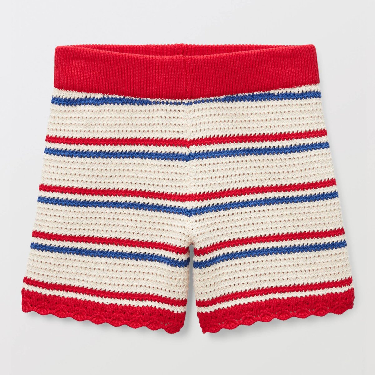 SHORT STRIPES butter cream, MONOPRIX