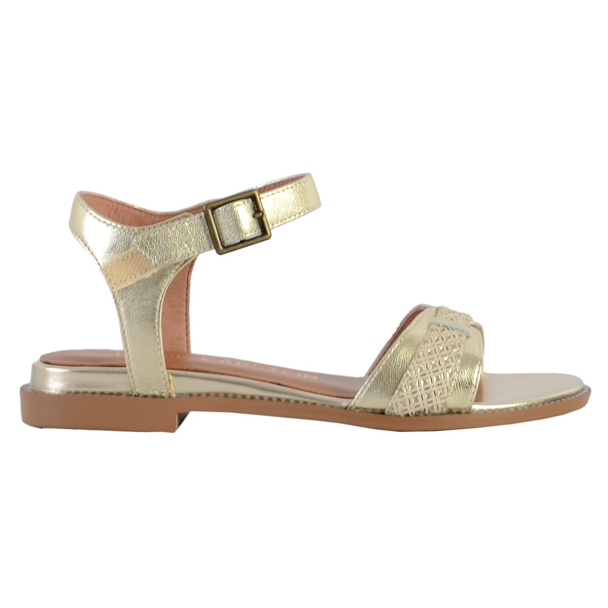 Sandale Cuir Soraya argent, EMILIE KARSTON