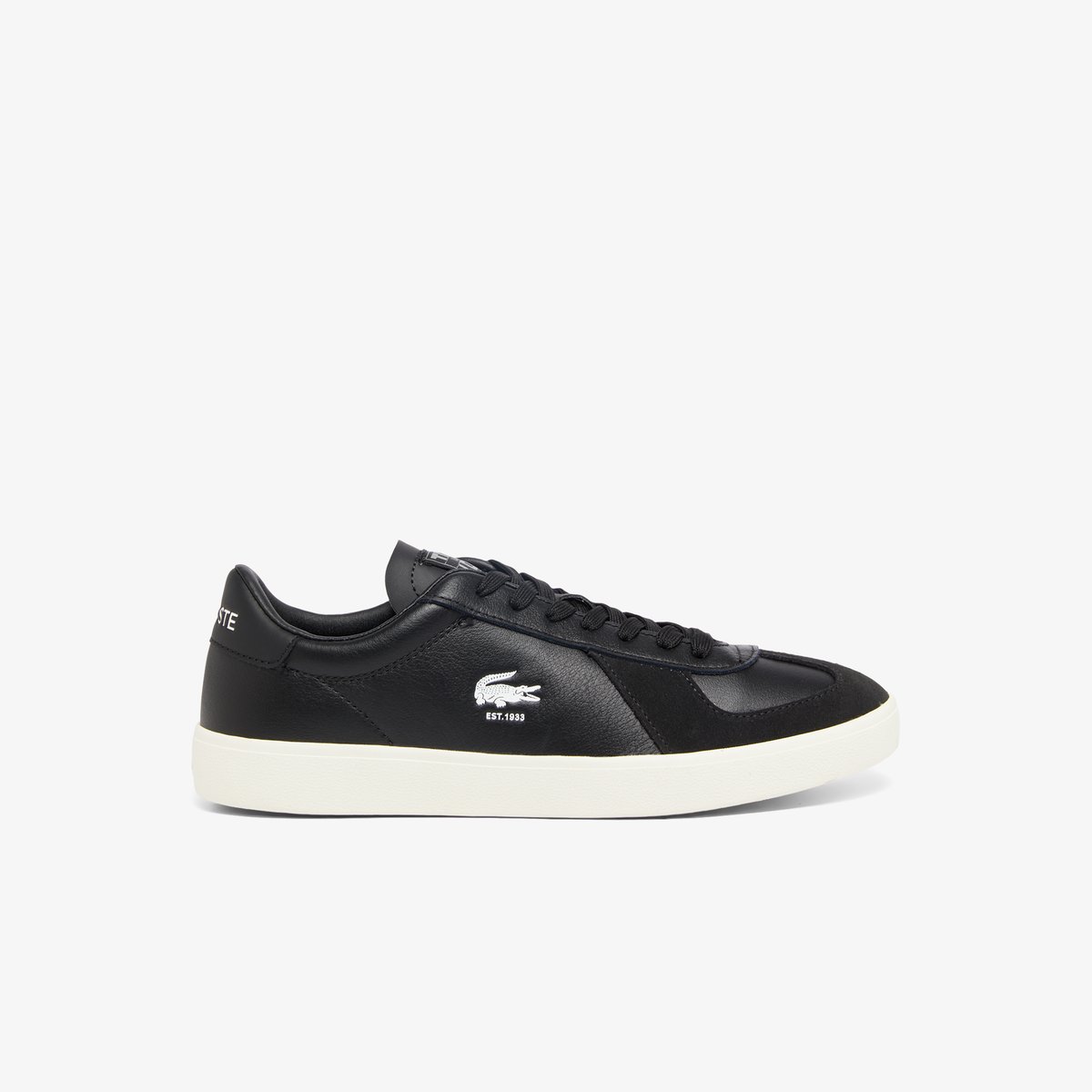 Sneakers Baseshot Pro homme en cuir noir-454, LACOSTE