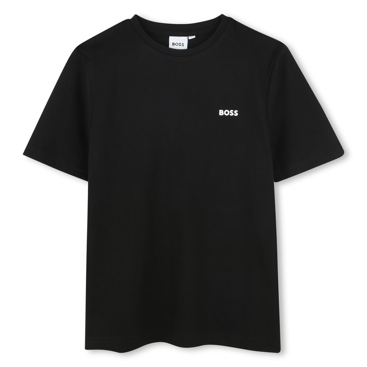 TEE-SHIRT MANCHES COURTES black, BOSS KIDSWEAR