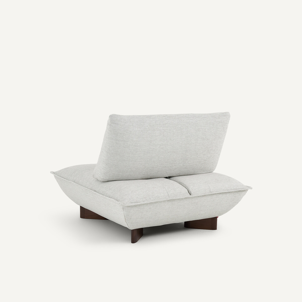 Chauffeuse modulable, en coton côtelé, KAORI gris clair, AM.PM