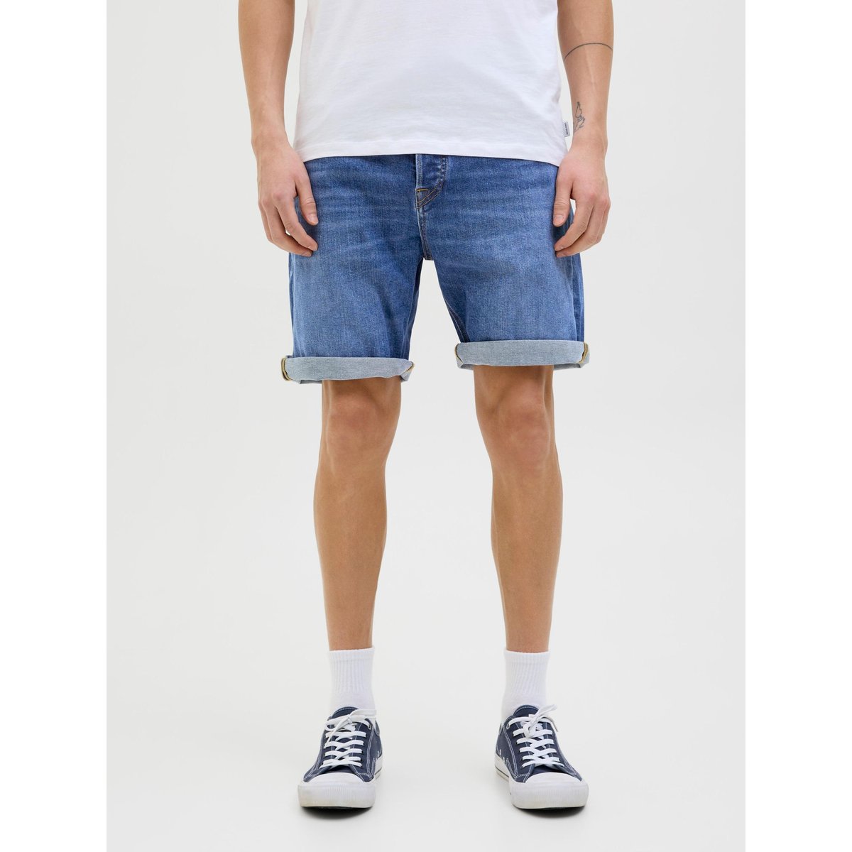 Short en jean regular bleue - blue denim 2, JACK & JONES