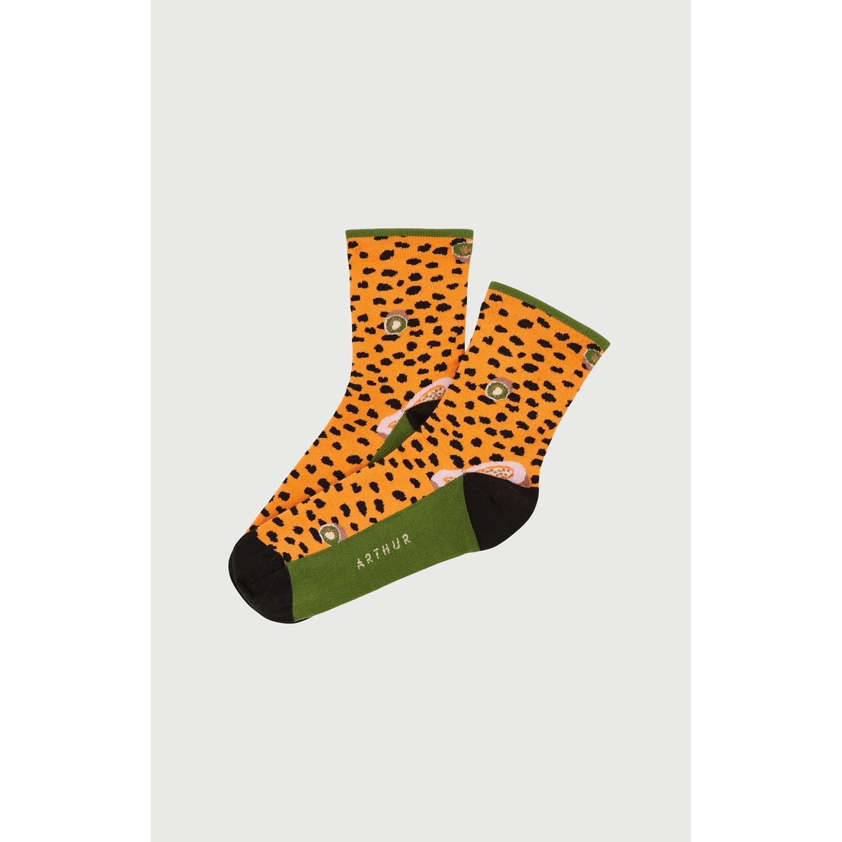 Chaussettes en coton imprimé Dolce vitamines orange, ARTHUR