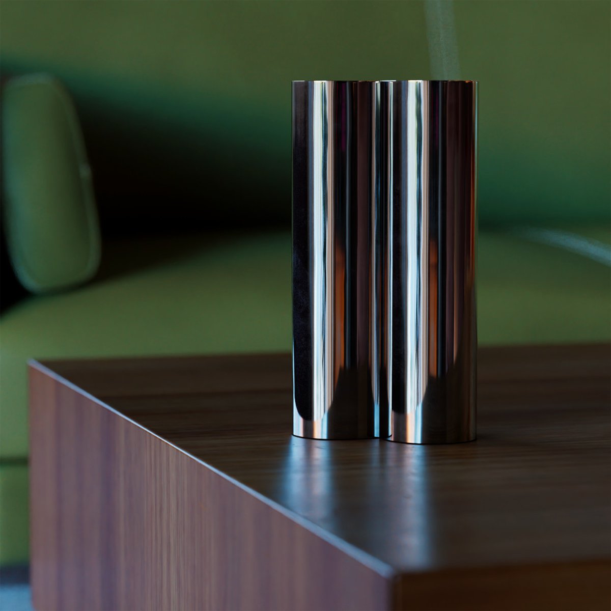 Vase en métal- FLOWER chrome, DRAWER