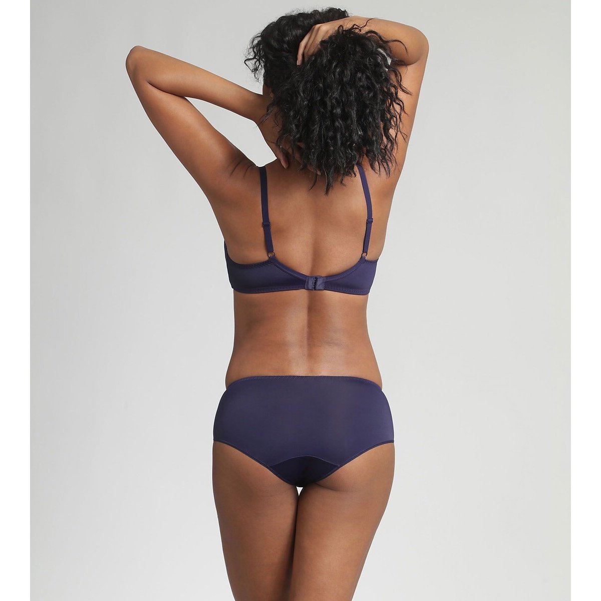 Reggiseno avvolgente Elegance Broderie blu marino, PLAYTEX