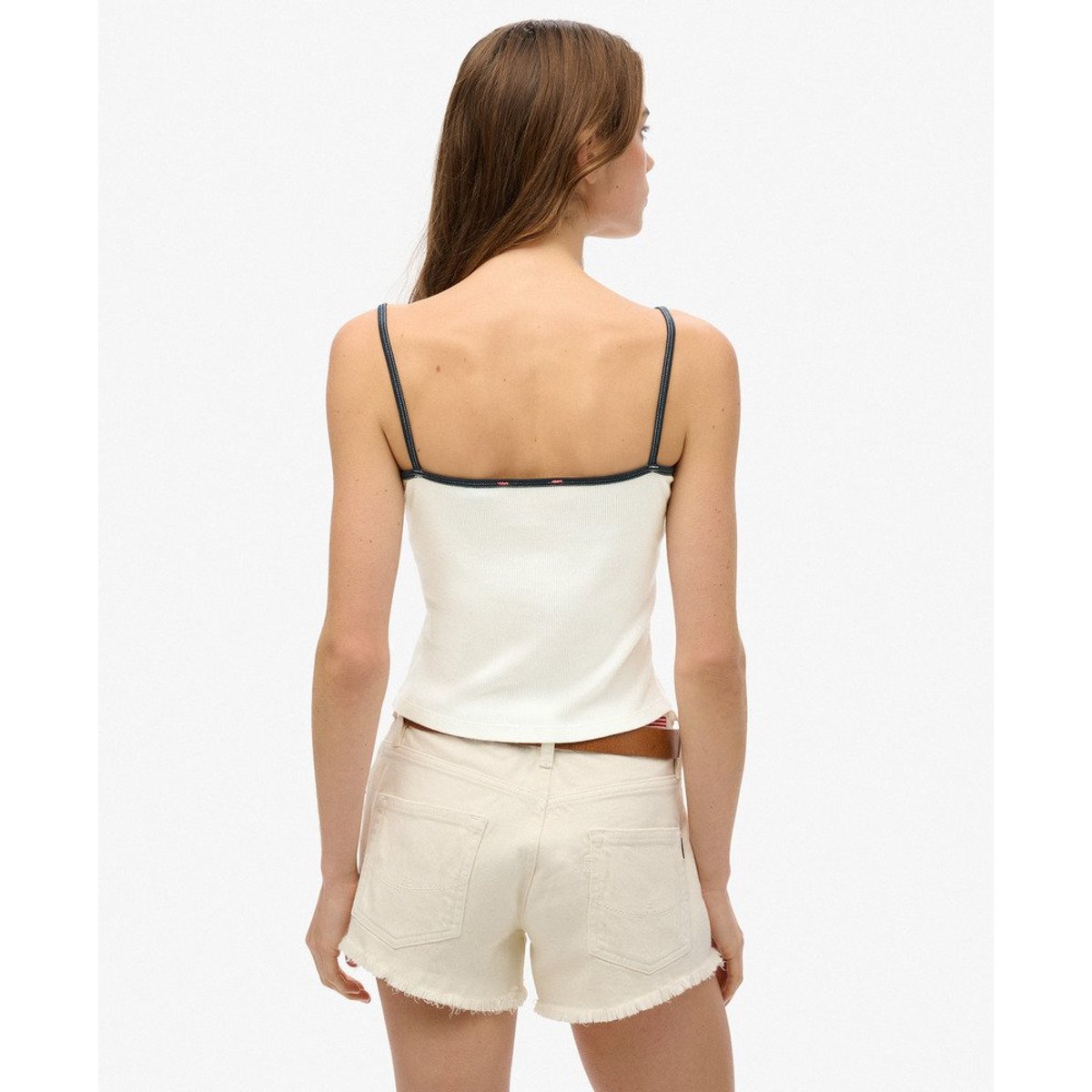 Débardeur Athletic Essentials Coupe Ajustée blanc cassé, SUPERDRY