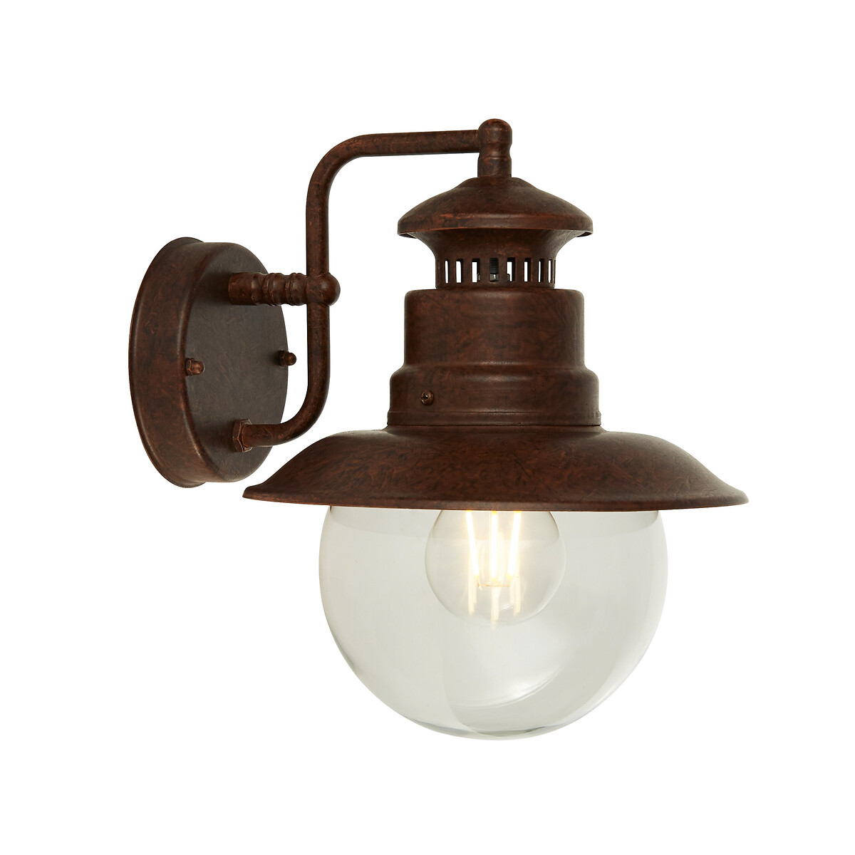 Sisli Outdoor Fisherman Style Wall Light in Brown brown , SO'HOME