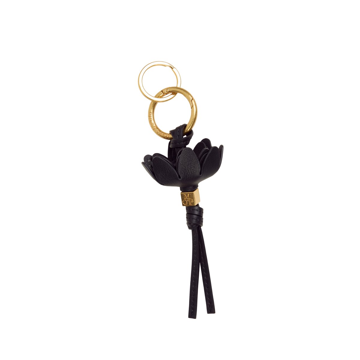 Porte-clés en cuir de haute qualité noir, MARC O'POLO