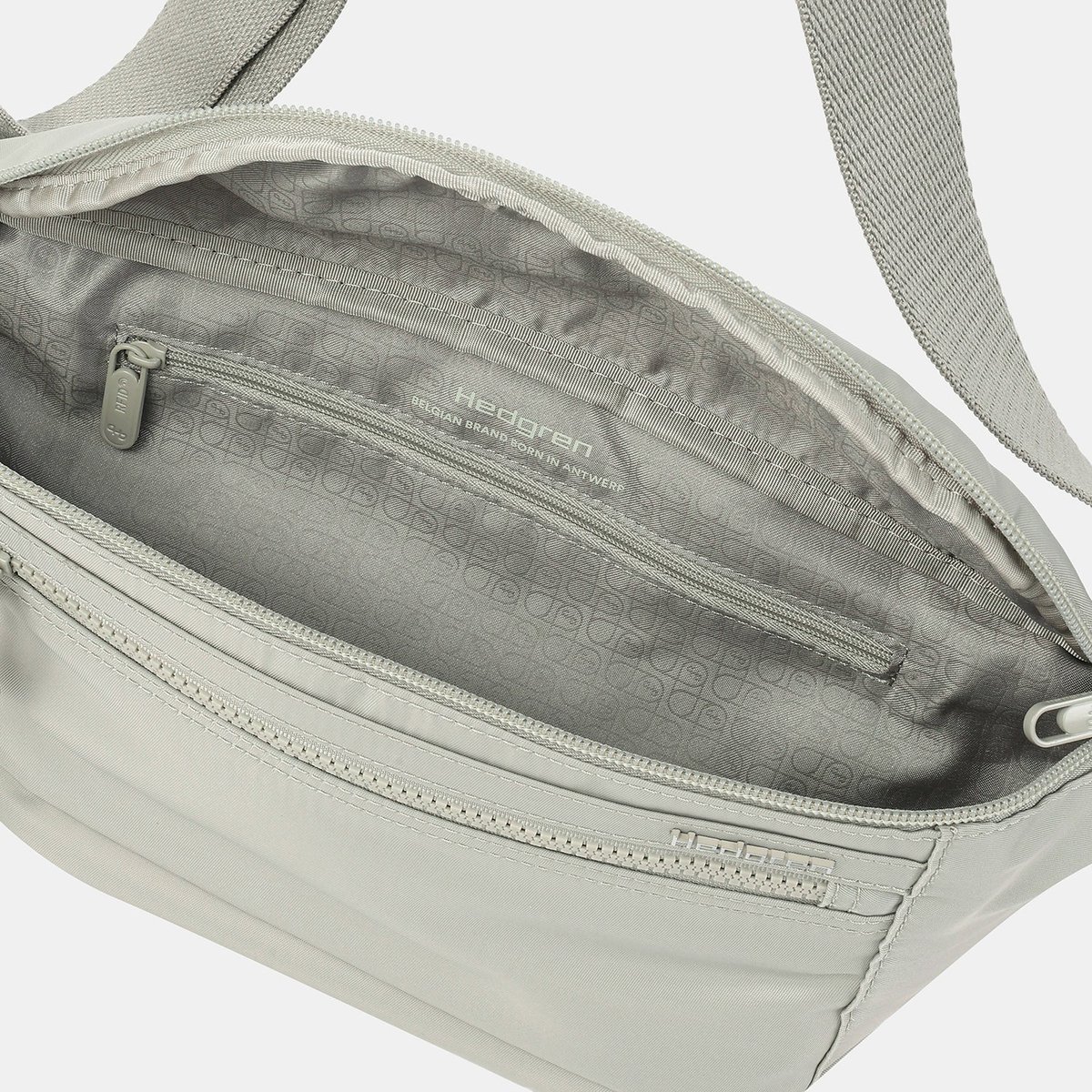 Sac sling bandoulière RFID pussywillow grey, HEDGREN