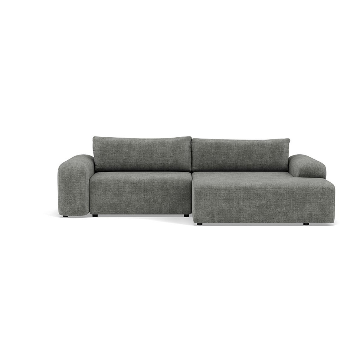 Canapé d'Angle Convertible 4 places - REBECCA gris, BEST MOBILIER