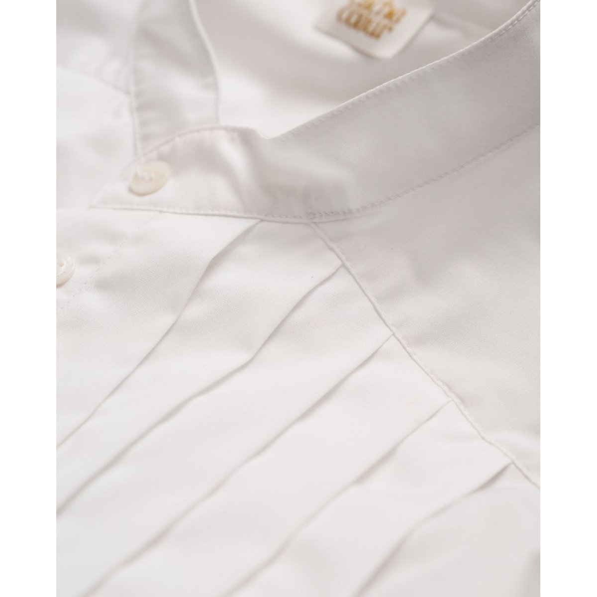 Chemise de grossesse et allaitement Ika blanc, CACHE COEUR
