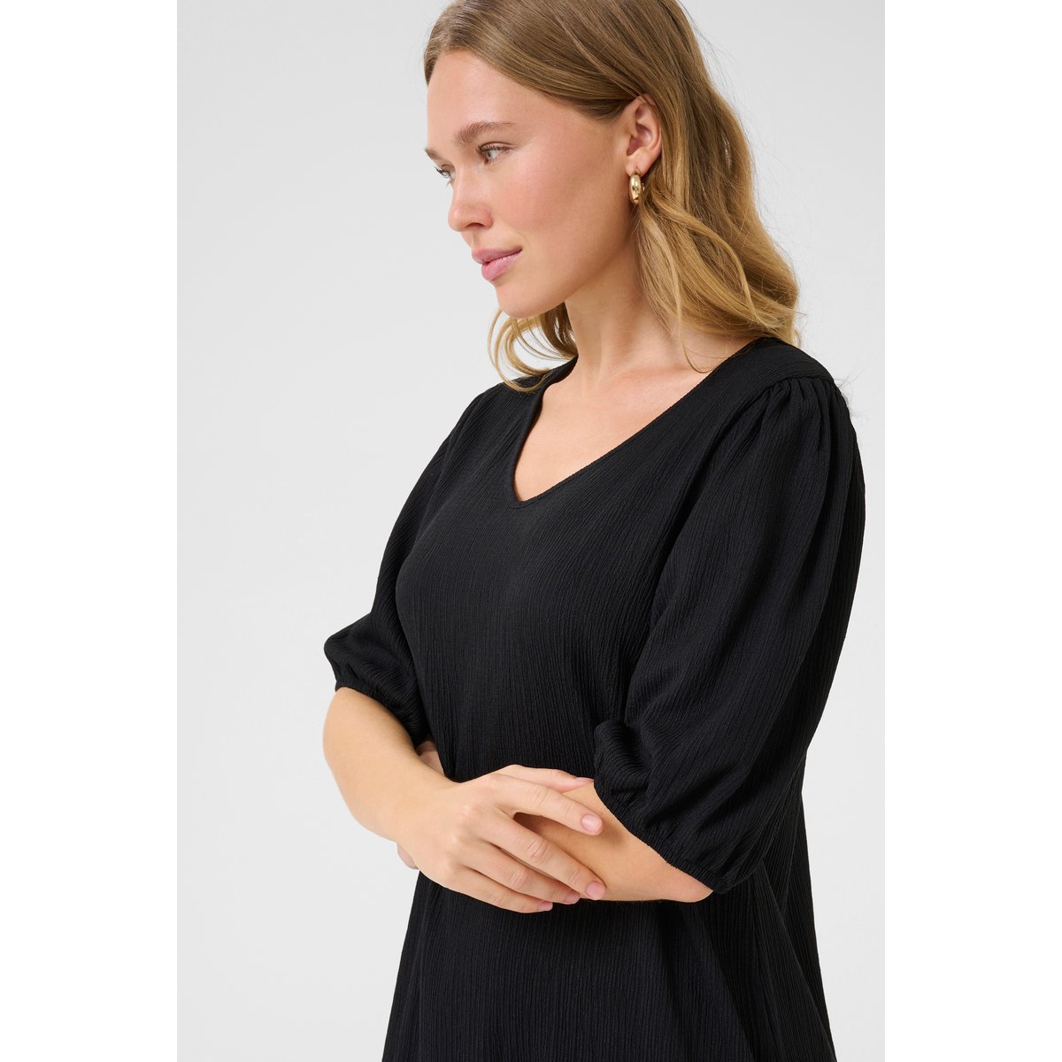 Dress noir black deep, KAFFE