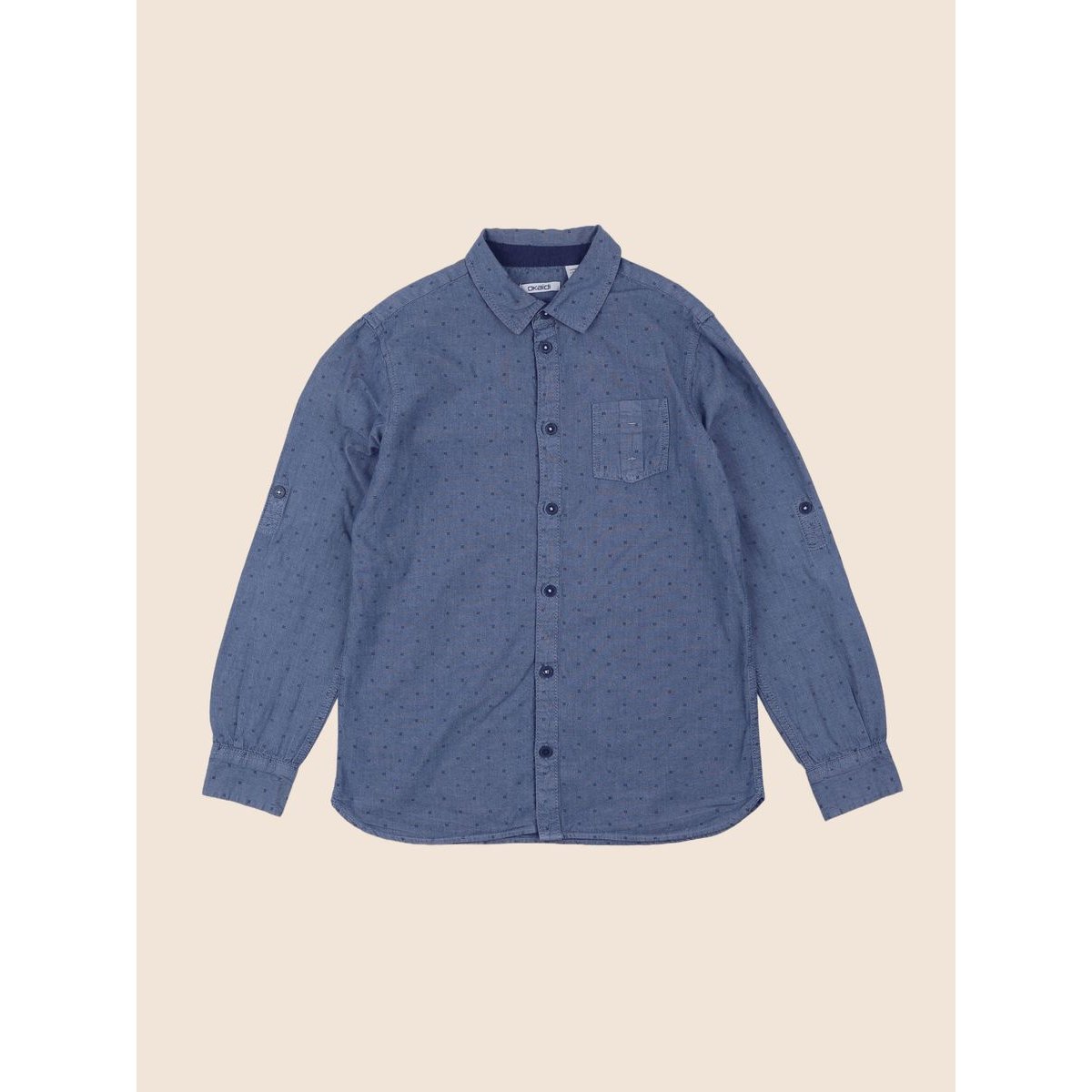 Chemise - Très bon état bleu, OKAIDI