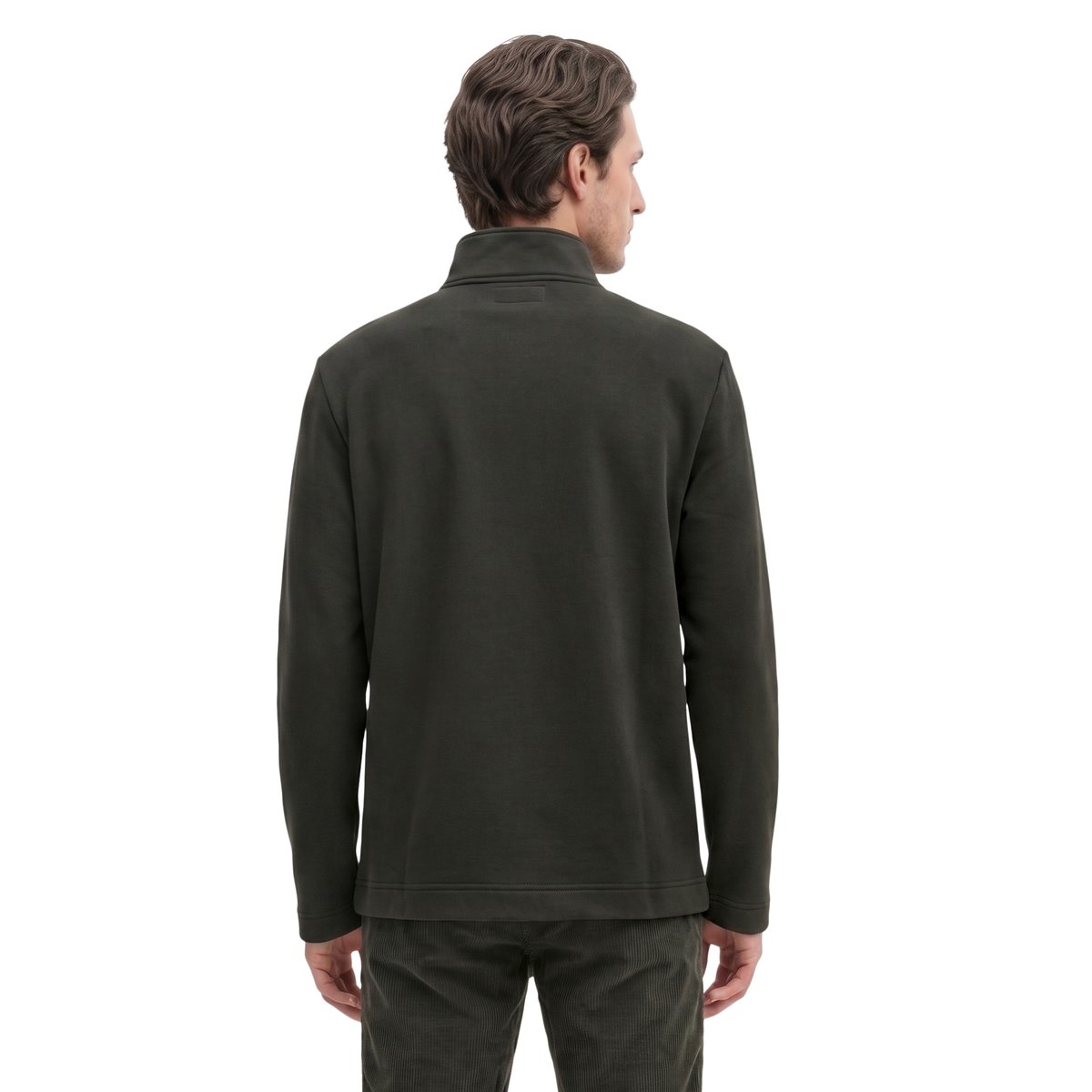 Sweat à capuche coupe classique en pur coton biologique noir, MARC O'POLO