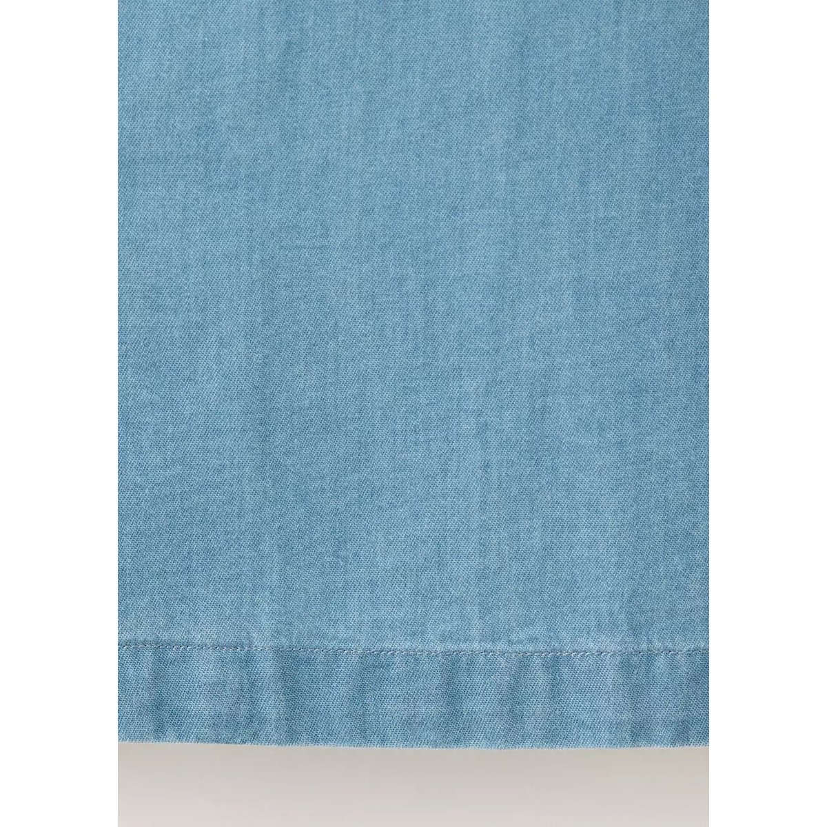 Chemise 100 % coton à col bowling bleu clair, MANGO MAN