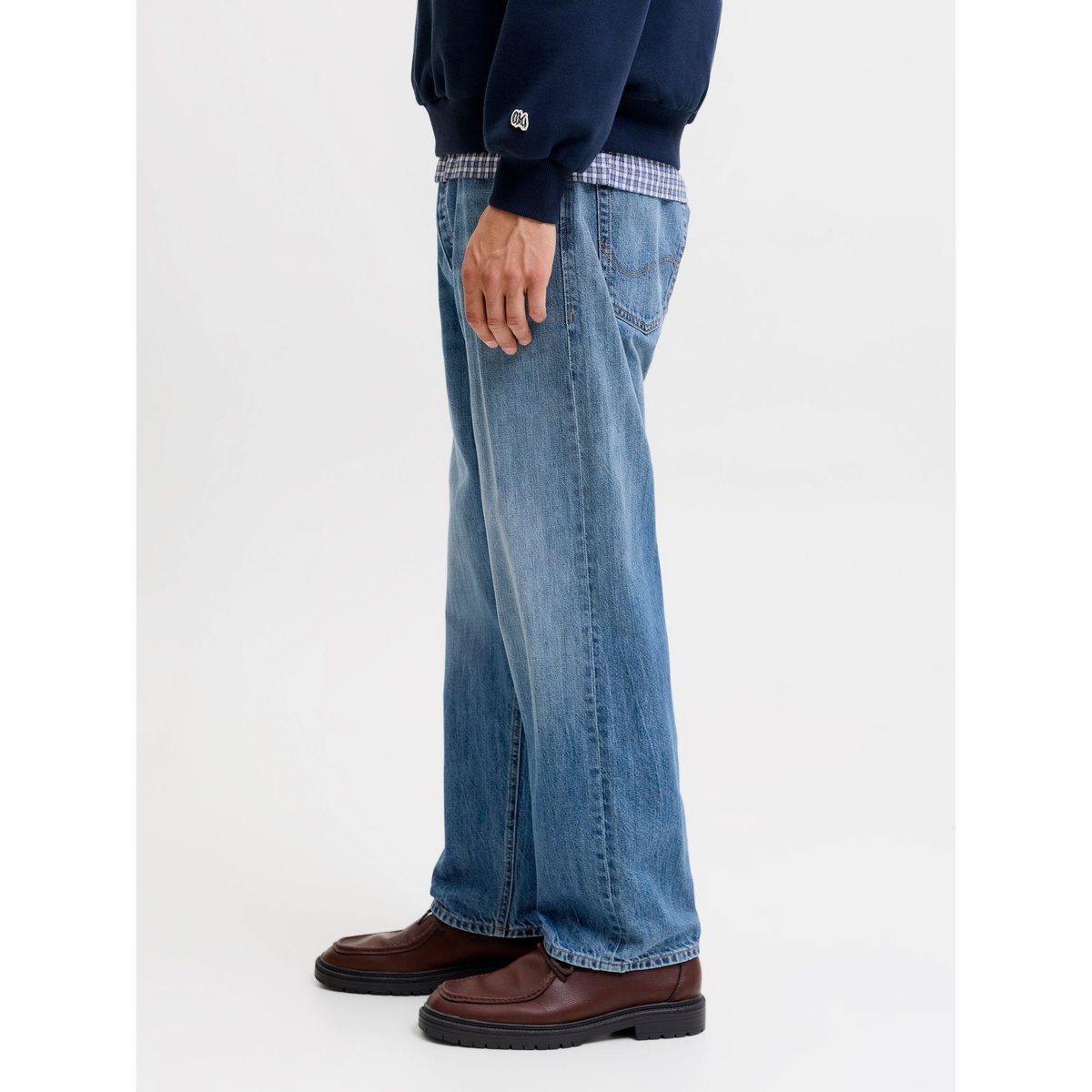 Jean À Coupe Ample blue denim, JACK & JONES