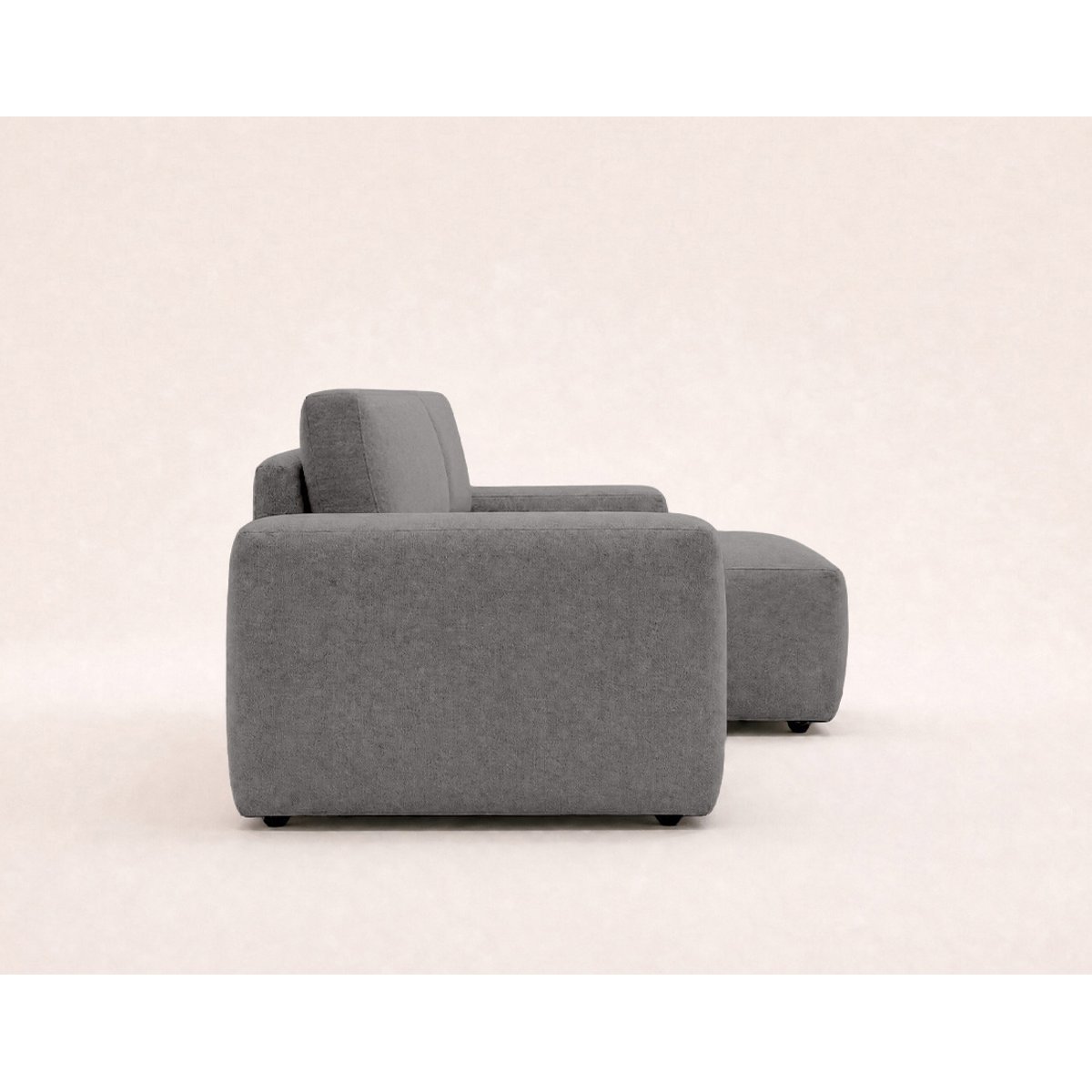 Canapé d'Angle Convertible 4 places - TAMA gris, BEST MOBILIER