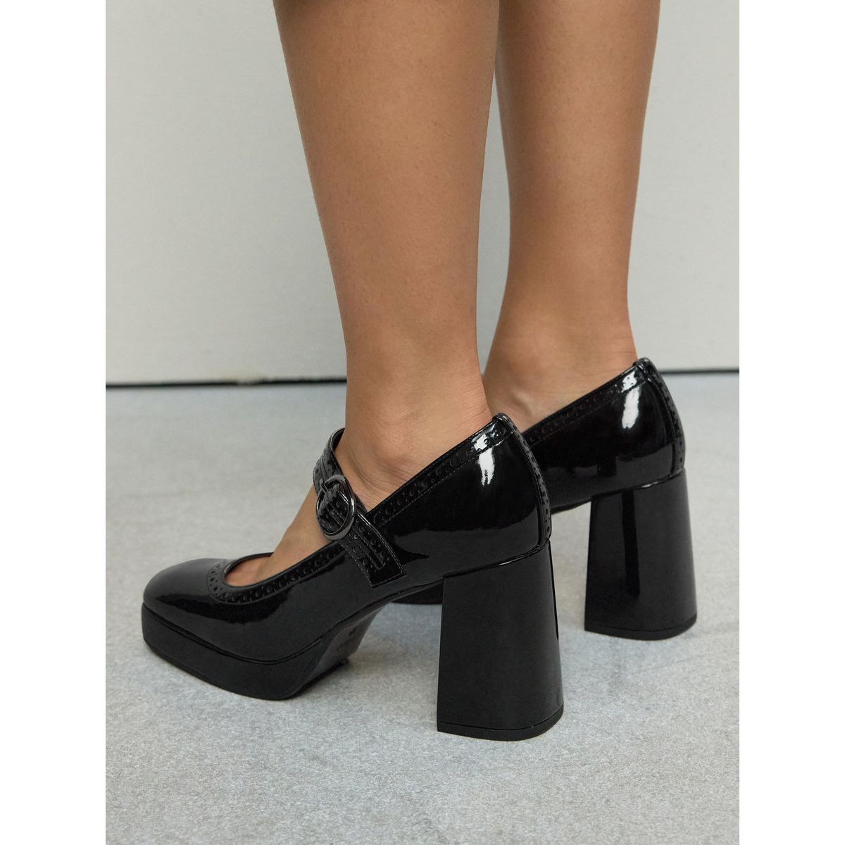Babies richelieu plateforme forever comfort® noir, NEXT