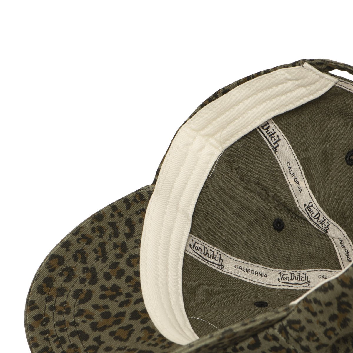 Casquette dad cap LEOPARD kaki/marron/noir/blanc, VON DUTCH